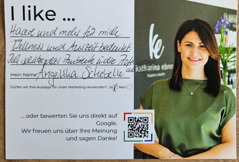 Rezensionen Katharina Ebner Haare und mehr Schierling (5)