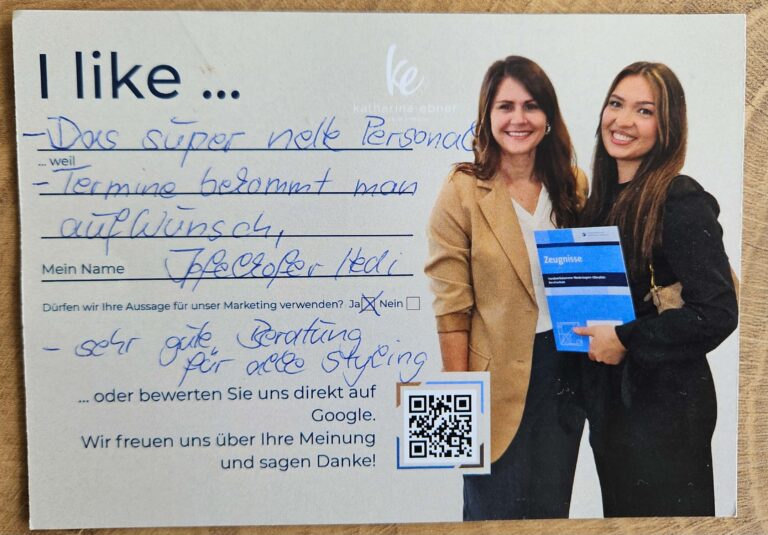 Rezensionen Katharina Ebner Haare und mehr Schierling (6)